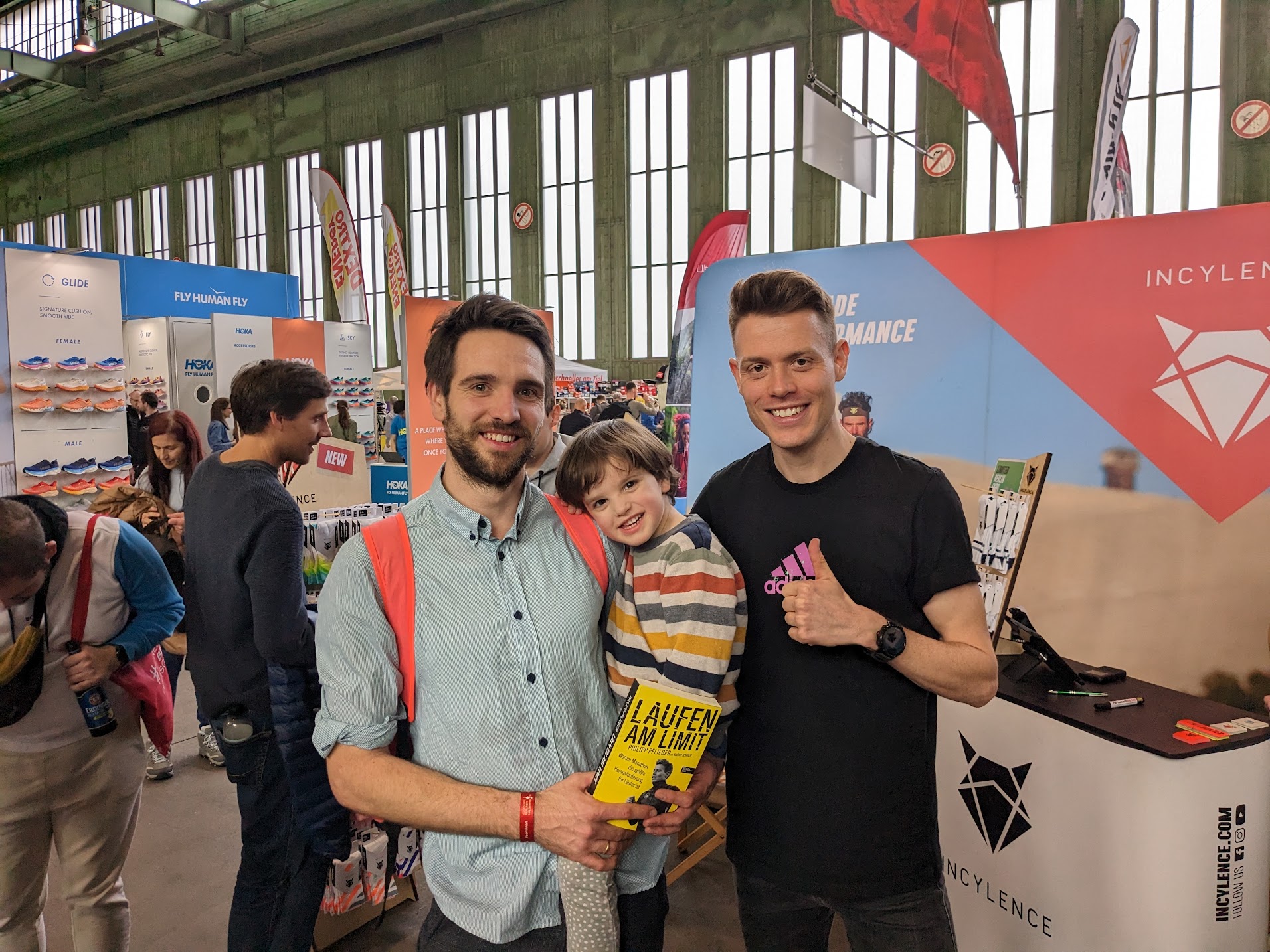 Oskar and son with Philip Pflieger